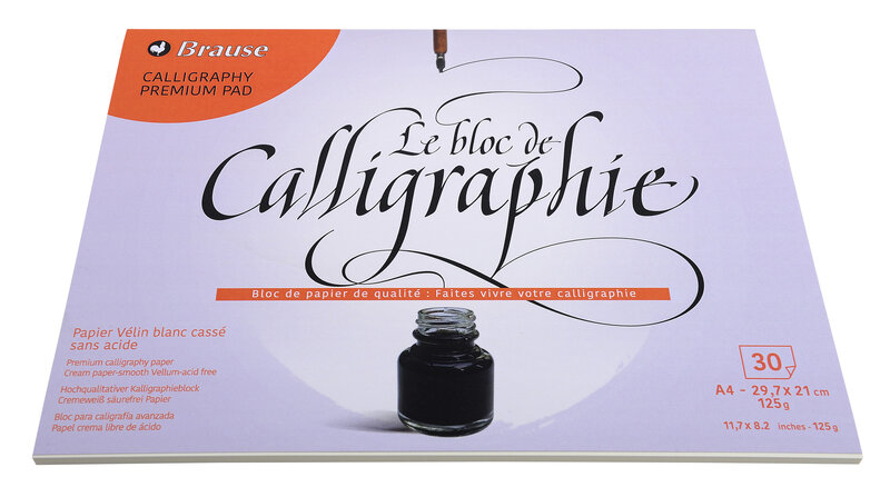 BRAUSE A4 CALLIGRAPHY BLOK