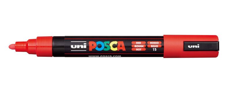 Posca Marker PC-5M 40 Red