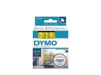 Tape DYMO D1 24mm svart på gul