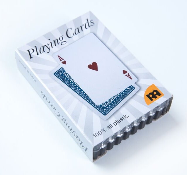 Hållbar bridgekortlek helt i plast
