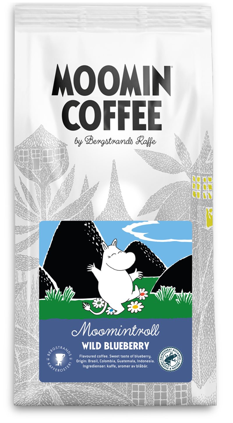 Mumintrollet - Kaffe 250g  - Blåbär