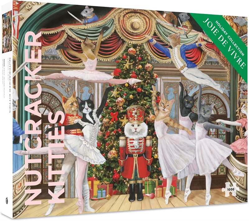 Carol Lew: Nutcracker Kitties 1000-Piece Jigsaw Puzzle