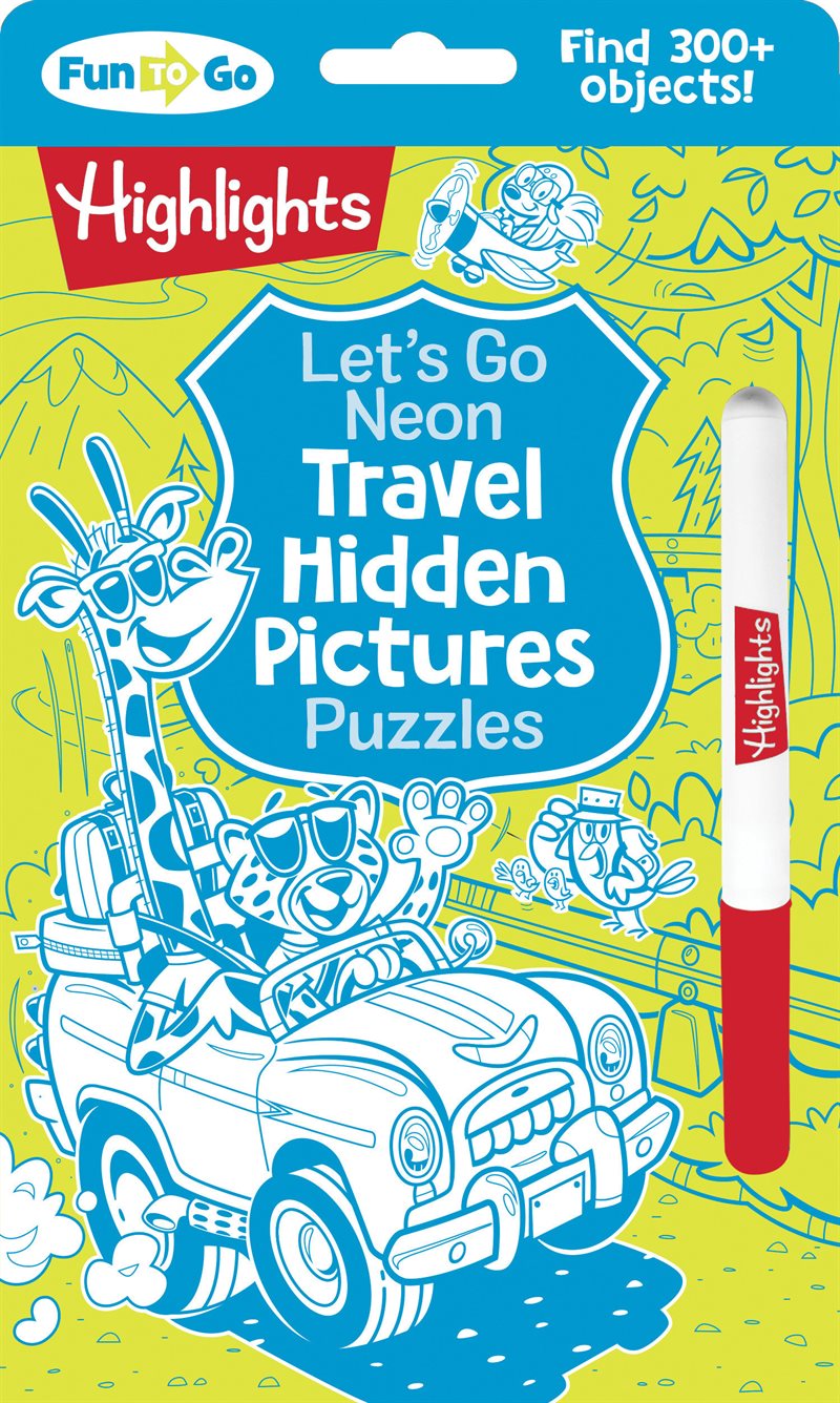 Let?s Go Neon Travel Hidden Pictures Puzzles