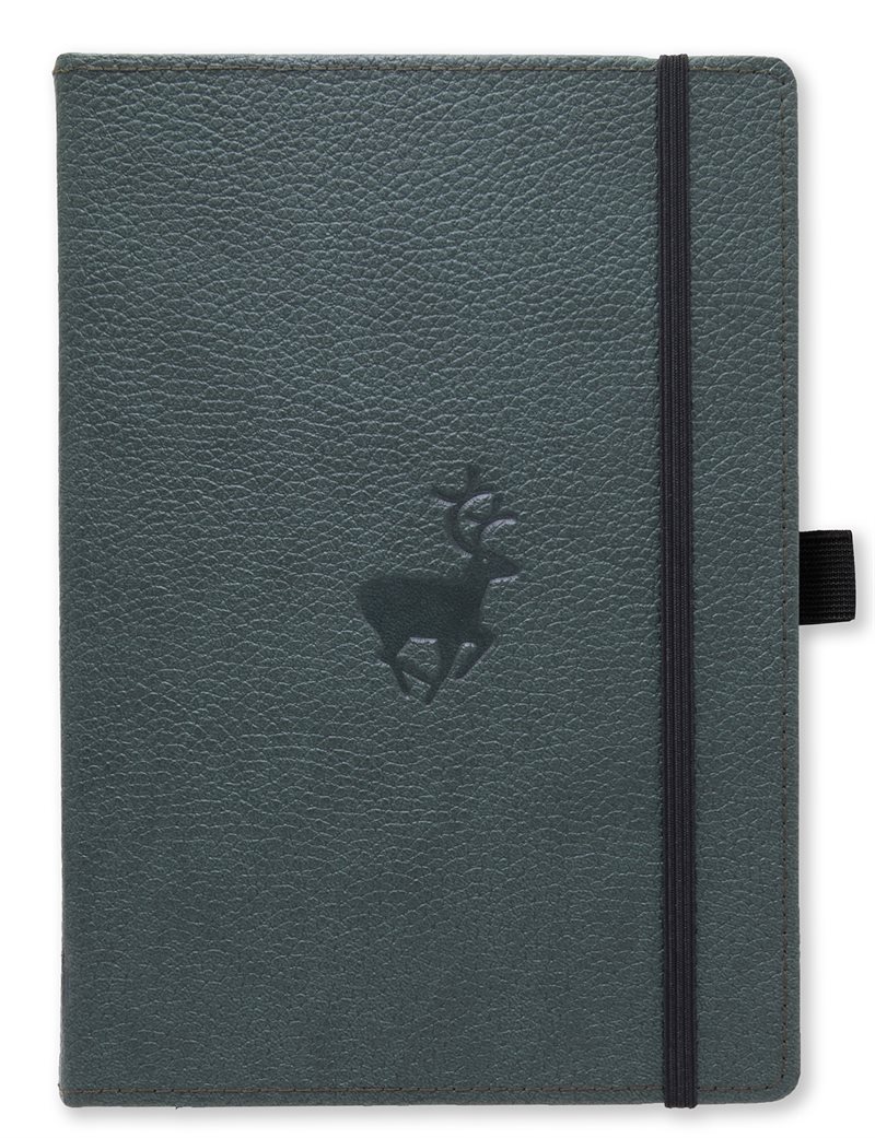 Dingbats* Wildlife A5+ Dotted - Green Deer Notebook