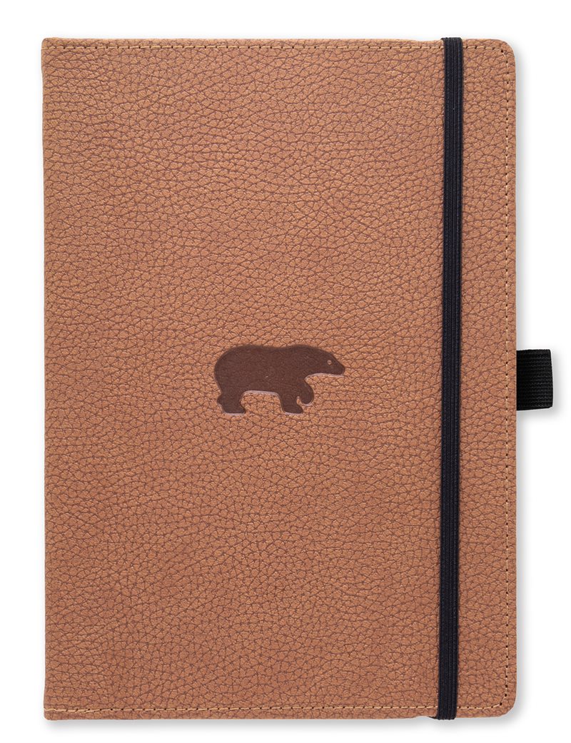 Dingbats* Wildlife A5+ Plain - Brown Bear Notebook