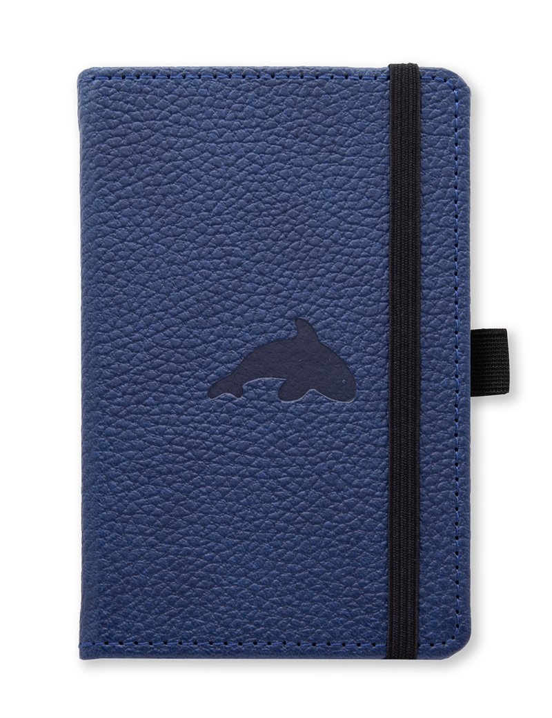 Dingbats* Wildlife A6 Pocket Dotted - Blue Whale Notebook