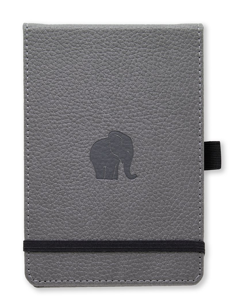 Dingbats* Wildlife A6+ Reporter Pla - Grey Elephant Notebook