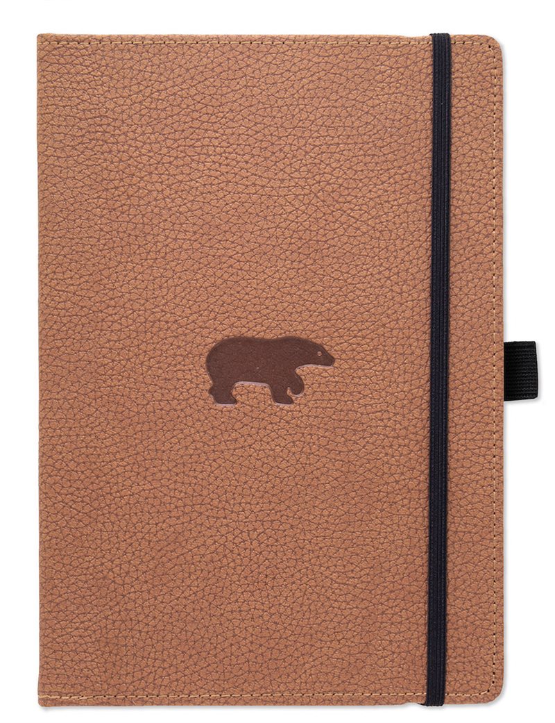 Dingbats* Wildlife A4+ Brown Bear Notebook - Lined