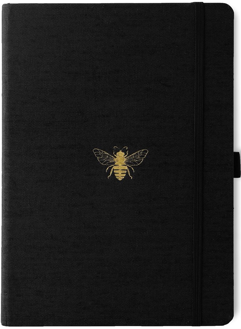Dingbats* Pro B5 Plain - Black Bee Notebook