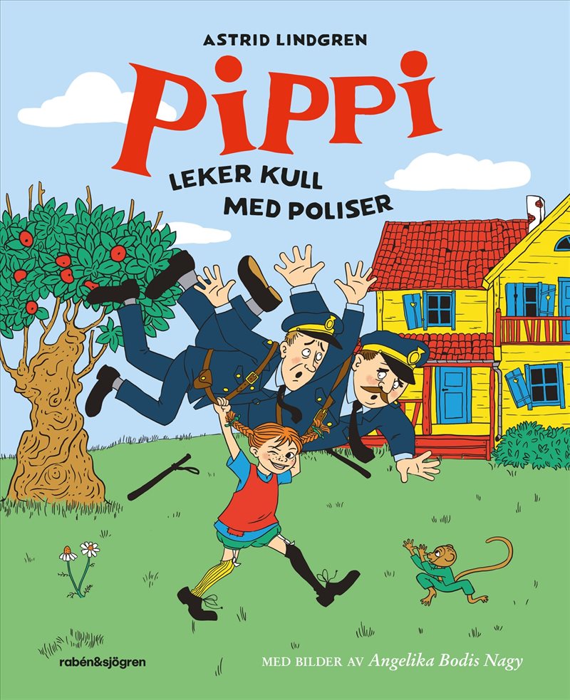 Pippi leker kull med poliser