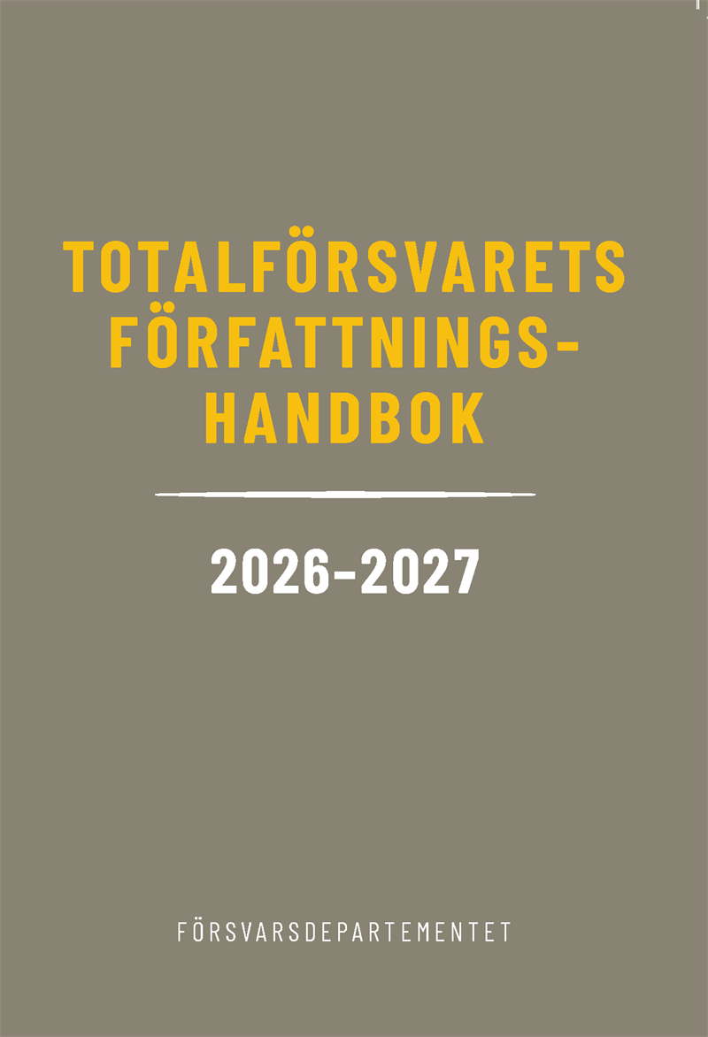 Totalförsvarets författningshandbok 2026/27
