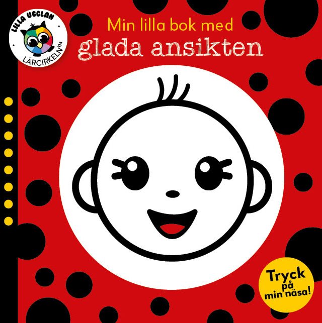 Min lilla bok med glada ansikten (stofbok)