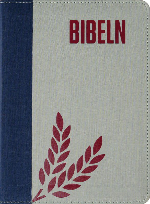 Bibel 2026 (blå/grå) - blixtlås, slim