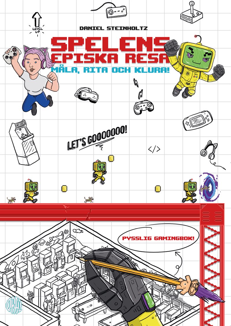Spelens episka resa : målarbok
