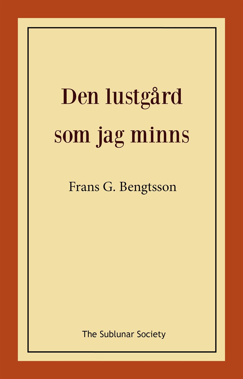 Den lustgård som jag minns
