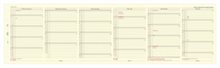 Filofax Pocket Refill 2026 Årsplan. Språk svensk/dansk/norsk