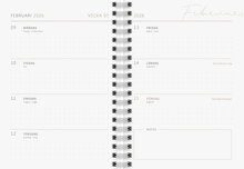 A6 Black Marble 12 mån FSC