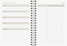 A6 Black Marble 12 mån FSC