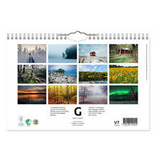 Väggkalender Four Seasons 2027