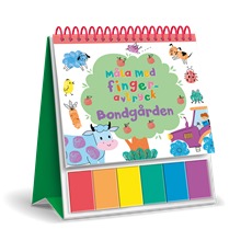 Måla med fingeravtryck: Bondgården