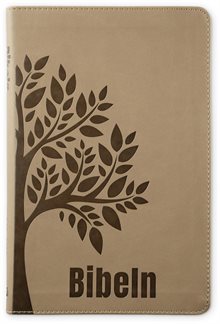 Bibel 2026 Slimline - Konstskinn ljusbrun